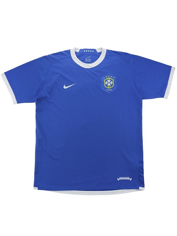 Brazil loin rétro maillot football uniforme hommes deuxième kit de football tops chemise 2006